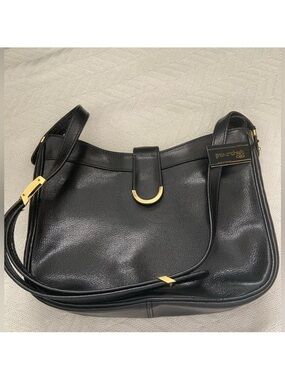 Pourchet Design Black Leather Interior with Gold Logo
